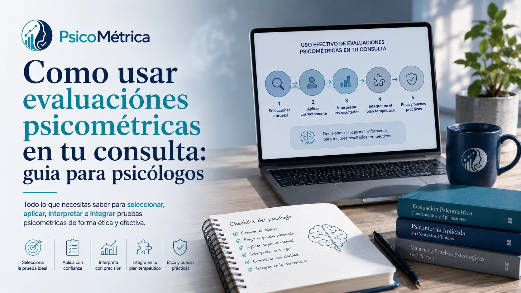 Ilustración del artículo sobre evaluaciones psicométricas en consulta